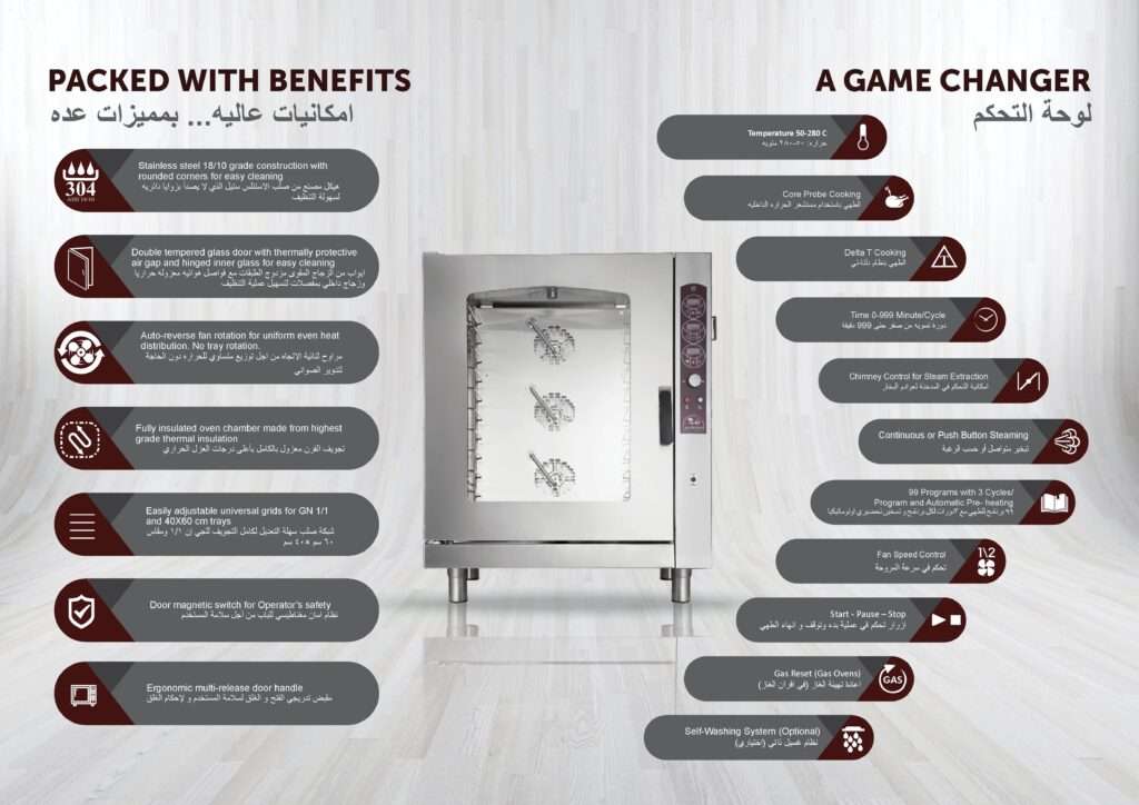 Combi steamer oven 2