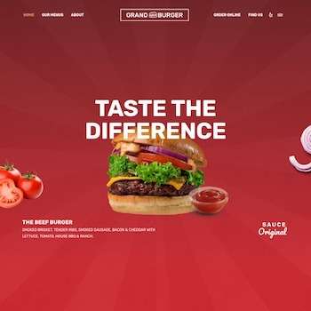 Fast Food & Burger Theme