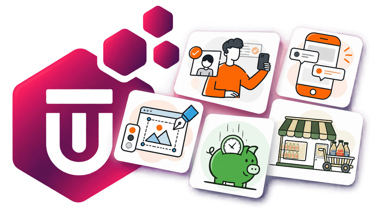 Custom illustrations and icons
