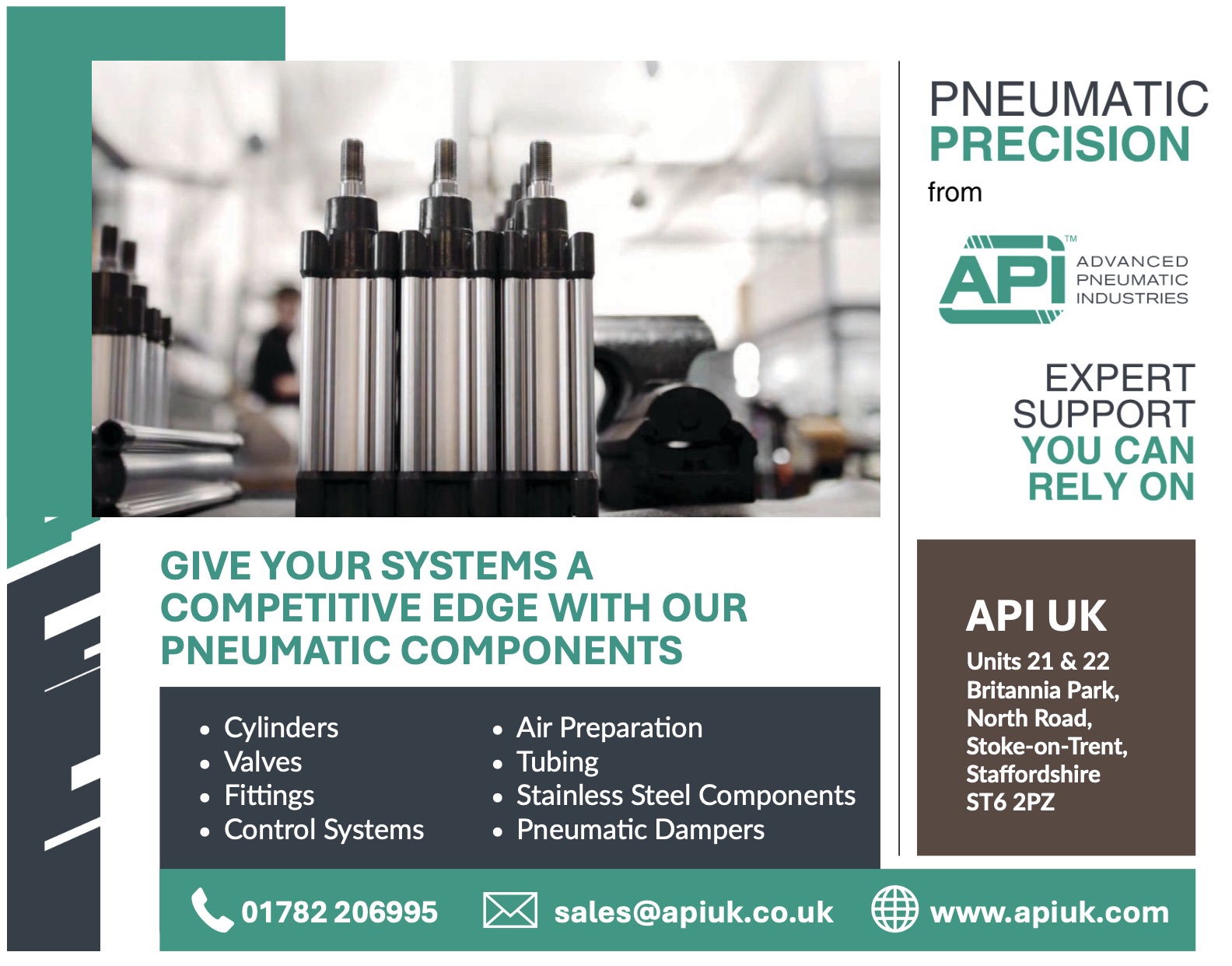 Industrial Magazine Advert Design