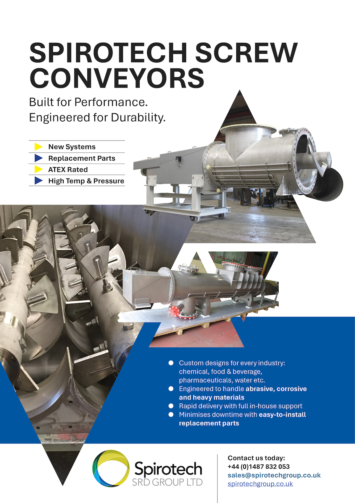 Industrial Magazine Advert Design
